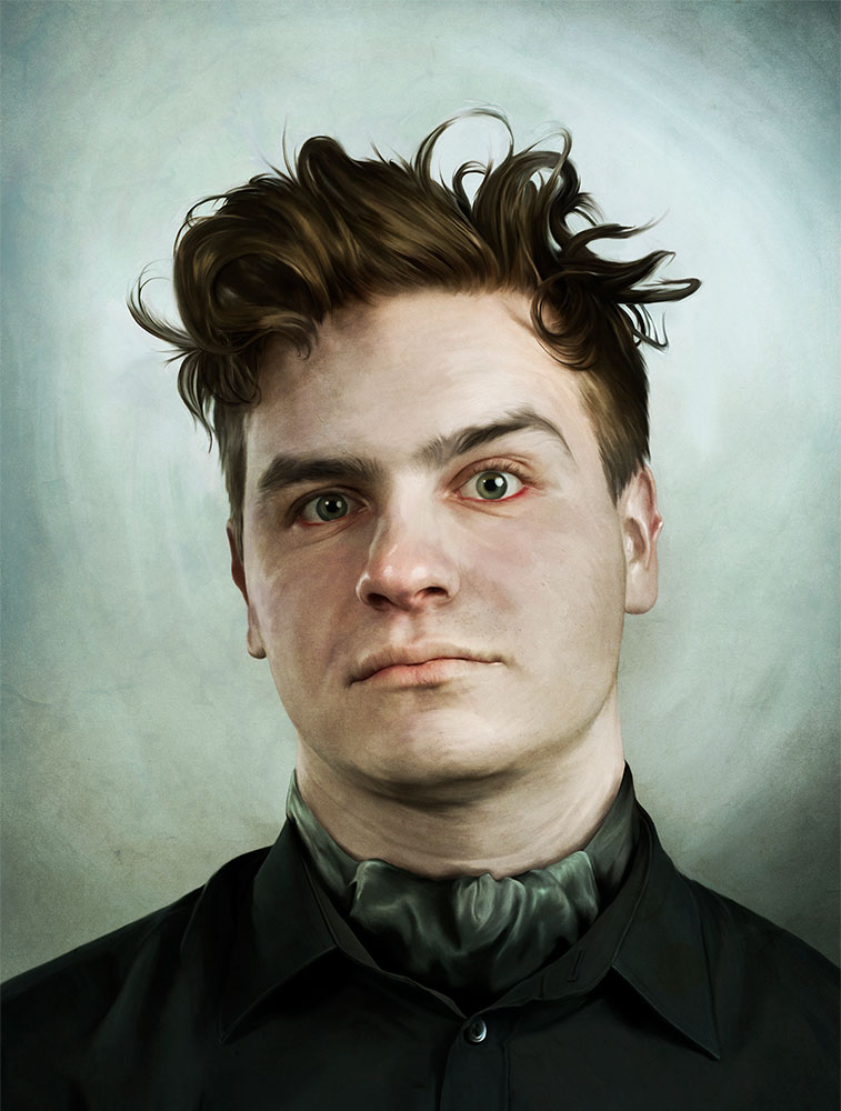 Digital portrait illustration